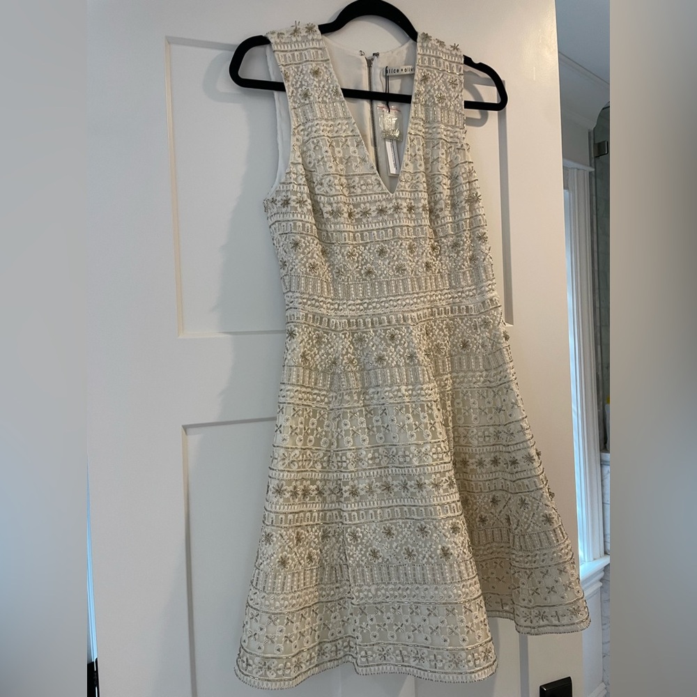 NWT Alice & Olivia Sequin mini dress